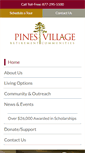 Mobile Screenshot of pinesvillage.org