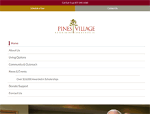 Tablet Screenshot of pinesvillage.org